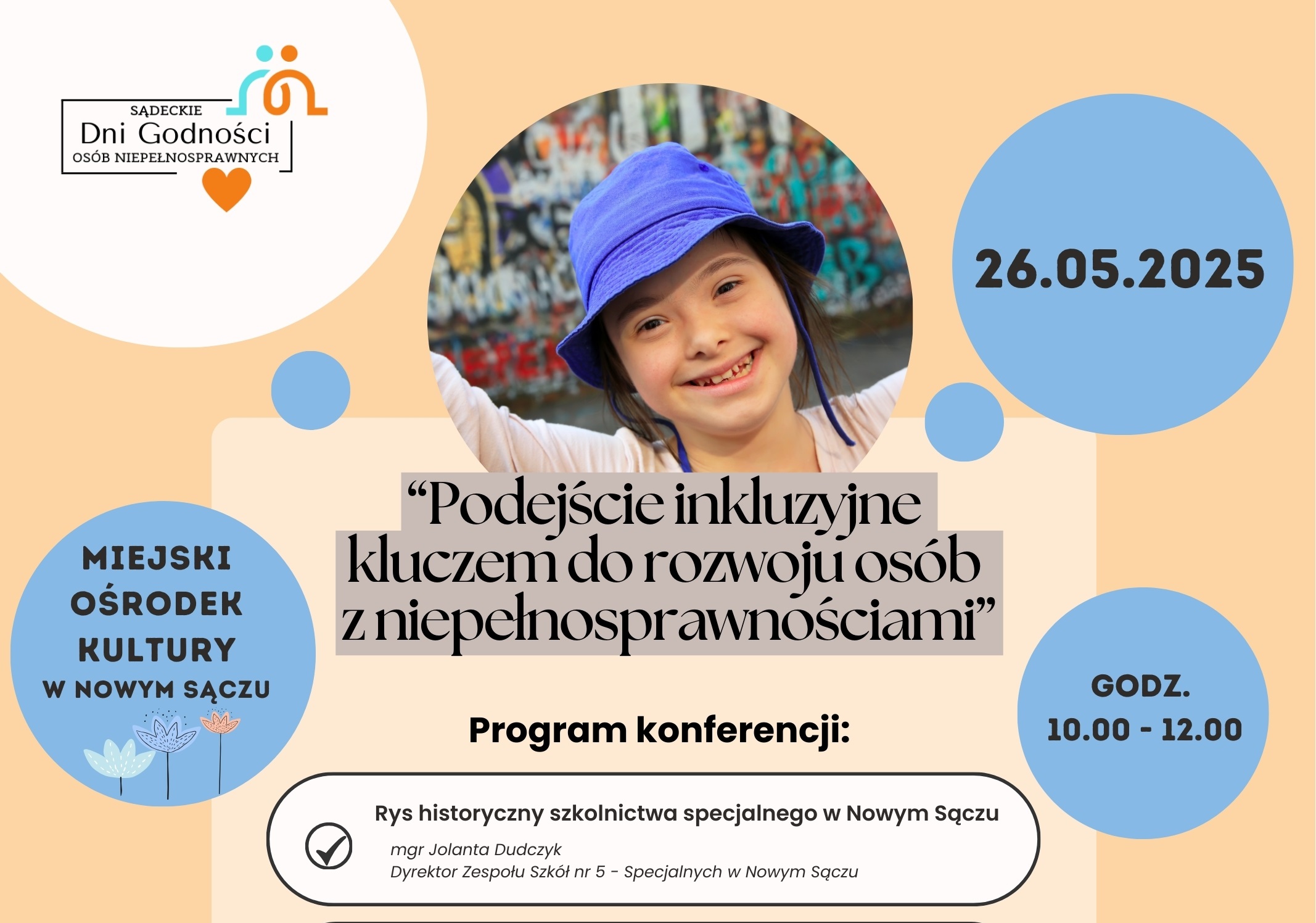 Zapraszamy do udziału w konferencji “Podejście inkluzyjne kluczem do rozwoju osób z niepełnosprawnościami”
