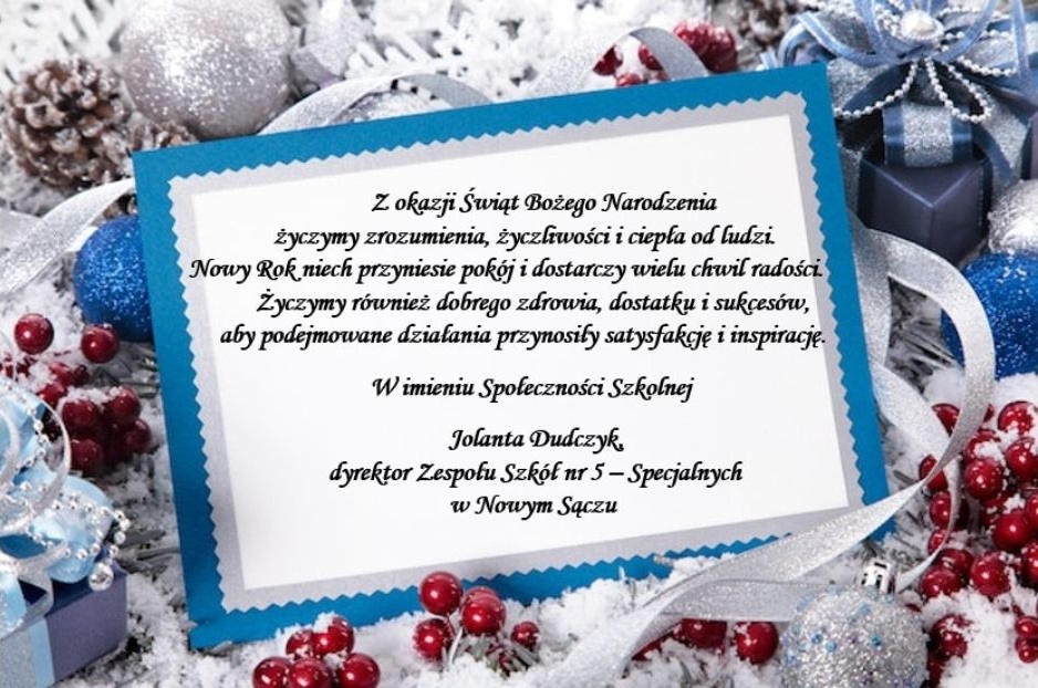 Życzenia świąteczne